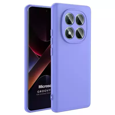 Microsonic Xiaomi Poco X7 Kılıf Groovy Soft Lila