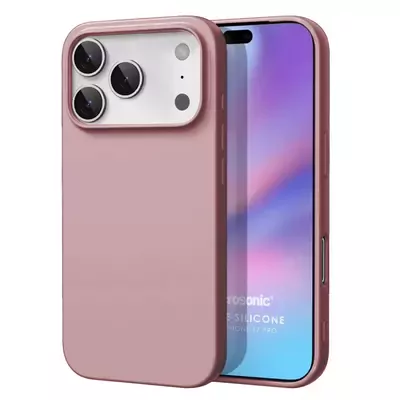 Microsonic Matte Silicone Apple iPhone 17 Pro Max Kılıf Rose Gold