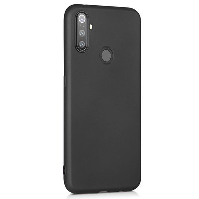 Microsonic Realme C3 Kılıf Matte Silicone Siyah