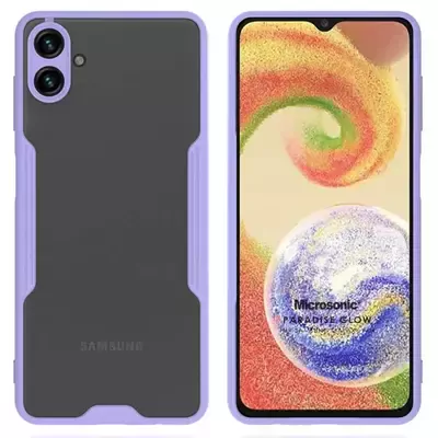 Microsonic Samsung Galaxy A04 Kılıf Paradise Glow Lila