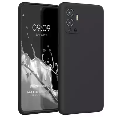 Microsonic Infinix Hot 12 Kılıf Matte Silicone Siyah