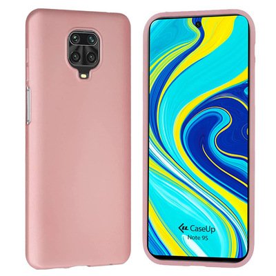 CaseUp Xiaomi Redmi Note 9S Kılıf Matte Surface Rose Gold