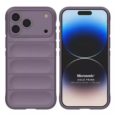 Microsonic Apple iPhone 17 Pro Max Kılıf Oslo Prime Lila
