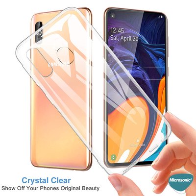 Microsonic Samsung Galaxy A60 Kılıf Transparent Soft Şeffaf