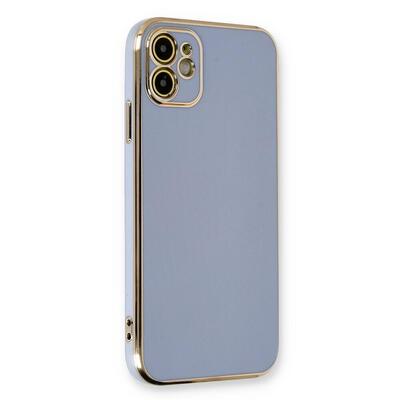 Microsonic Apple iPhone 11 Kılıf Olive Plated Lavanta Grisi