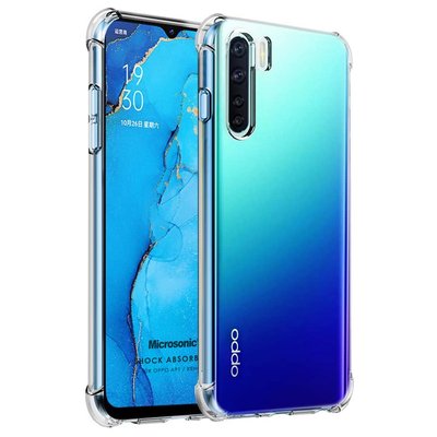 Microsonic Oppo Reno 3 Kılıf Anti Shock Silikon Şeffaf