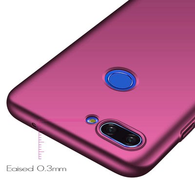 Microsonic Xiaomi Mi 8 Lite Kılıf Matte Silicone Mor