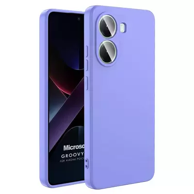 Microsonic Xiaomi Poco X7 Pro Kılıf Groovy Soft Lila