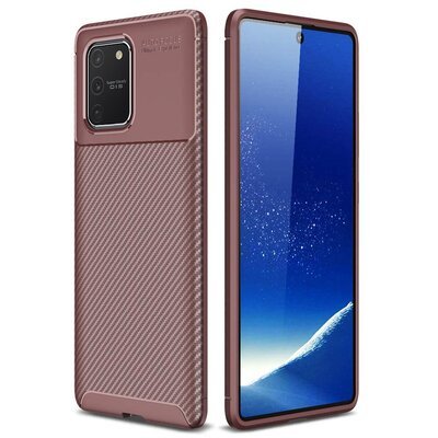 Microsonic Samsung Galaxy A91 Kılıf Legion Series Kahverengi