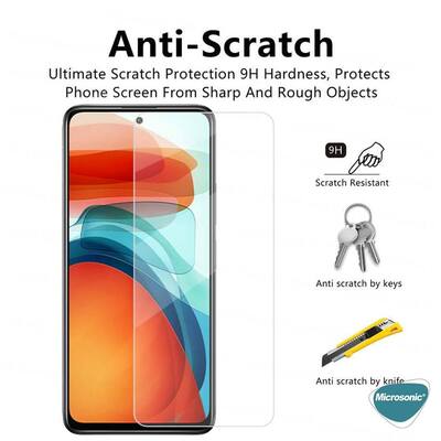 Microsonic Xiaomi Poco X3 GT Tempered Glass Cam Ekran Koruyucu