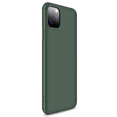 Microsonic Apple iPhone 11 Pro Kılıf Double Dip 360 Protective AYS Yeşil