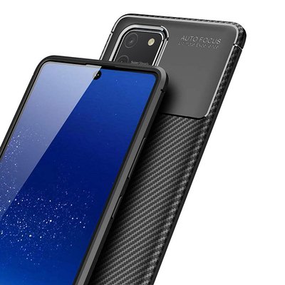 Microsonic Samsung Galaxy A91 Kılıf Legion Series Siyah