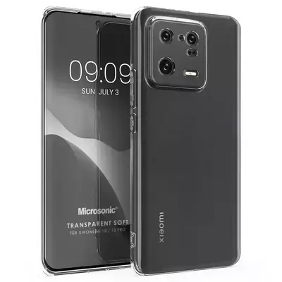 Microsonic Xiaomi Mi 13 Pro Kılıf Transparent Soft Şeffaf