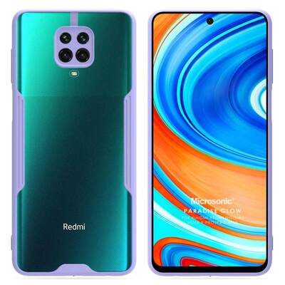 Microsonic Xiaomi Redmi Note 9 Pro Max Kılıf Paradise Glow Lila