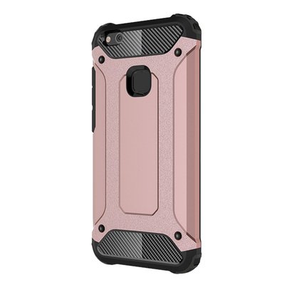 Microsonic Huawei P10 Lite Kılıf Rugged Armor Rose Gold