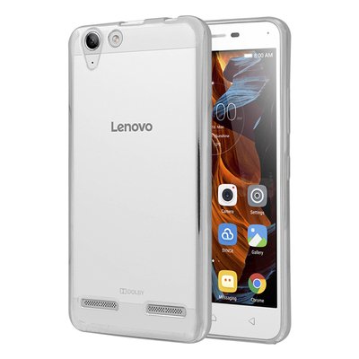 Microsonic Lenovo Vibe K5 Kılıf Skyfall Transparent Clear Gümüş