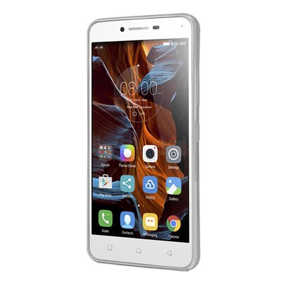 Microsonic Lenovo Vibe K5 Kılıf Skyfall Transparent Clear Gümüş