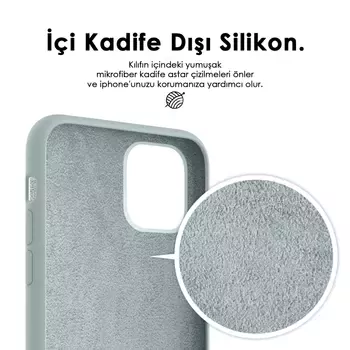 Microsonic Apple iPhone 11 Pro (5.8'') Kılıf Liquid Lansman Silikon Menekşe Moru