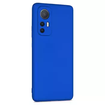 Microsonic Xiaomi Mi 12 Lite Kılıf Matte Silicone Mavi