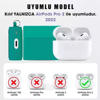 Microsonic AirPods Pro 2.Nesil Kılıf Cartoon Figürlü Silikon Crtn-Fgr-Ptrck-Str