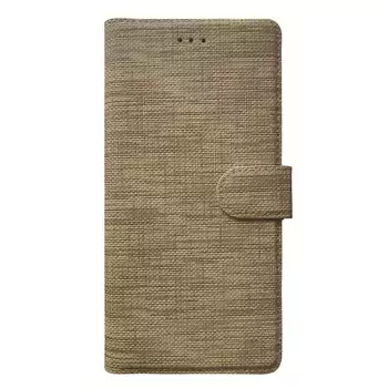 Microsonic Samsung Galaxy S23 Plus Kılıf Fabric Book Wallet Gold