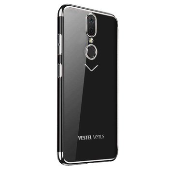 Microsonic Vestel Venüs V7 Kılıf Skyfall Transparent Clear Gümüş