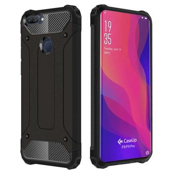 CaseUp Oppo F9 / F9 Pro Kılıf Tank Siyah