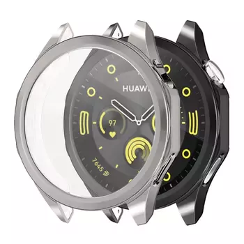 Microsonic Huawei Watch GT5 46mm Kılıf 360 Full Round Soft Silicone Gri