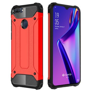 CaseUp Oppo A12 Kılıf Tank Kırmızı