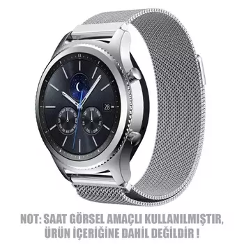 Microsonic Huawei Watch GT4 46mm Milanese Loop Kordon Gümüş