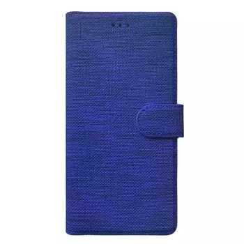 Microsonic Xiaomi Redmi 10A Kılıf Fabric Book Wallet Lacivert