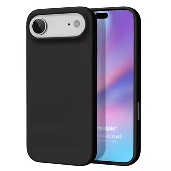Microsonic Matte Silicone Apple iPhone 17 Air Kılıf Siyah