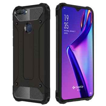 CaseUp Oppo A12 Kılıf Tank Siyah