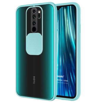 Microsonic Xiaomi Redmi Note 8 Pro Kılıf Slide Camera Lens Protection Turkuaz