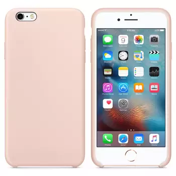 Microsonic Apple iPhone 6S Kılıf Liquid Lansman Silikon Kum Pembesi