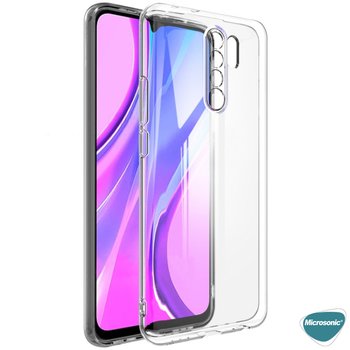 Microsonic Xiaomi Redmi 9 Kılıf Transparent Soft Beyaz