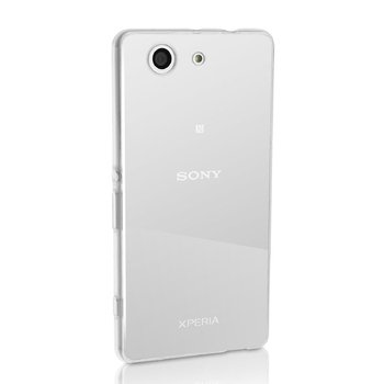 CaseUp Sony Xperia Z3 Compact Kılıf Transparent Soft Beyaz