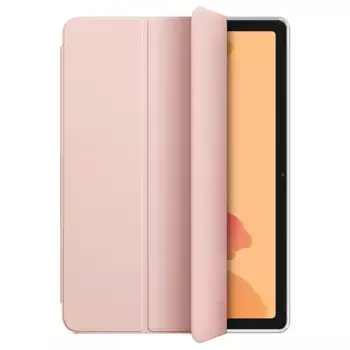 Microsonic Samsung Galaxy Tab A7 T500 Kılıf Slim Translucent Back Smart Cover Rose Gold