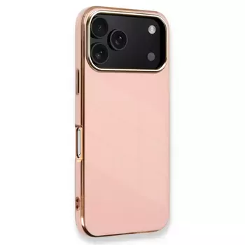Microsonic Apple iPhone 17 Pro Max Kılıf Olive Plated Pembe