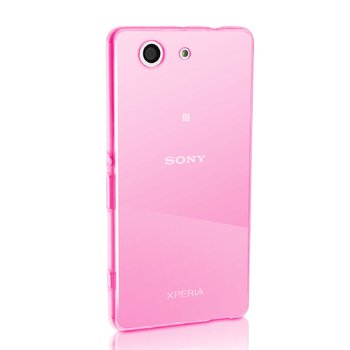 CaseUp Sony Xperia Z3 Compact Kılıf Transparent Soft Pembe