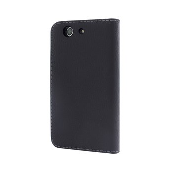 CaseUp Sony Xperia Z3 Compact Cüzdanlı Suni Deri Kılıf Siyah