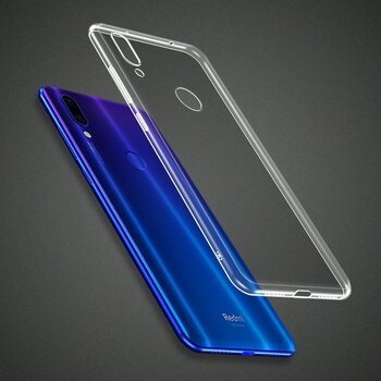 Microsonic Xiaomi Redmi Note 7 Kılıf Transparent Soft Beyaz