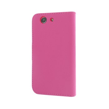 CaseUp Sony Xperia Z3 Compact Cüzdanlı Suni Deri Kılıf Pembe