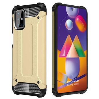 CaseUp Samsung Galaxy M31s Kılıf Tank Gold