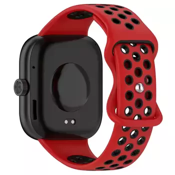 Microsonic Xiaomi Mi Band 8 Pro Rainbow Gently Band Kordon Kırmızı Siyah