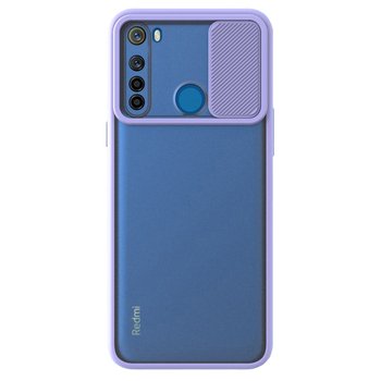 Microsonic Xiaomi Redmi Note 8 Kılıf Slide Camera Lens Protection Lila