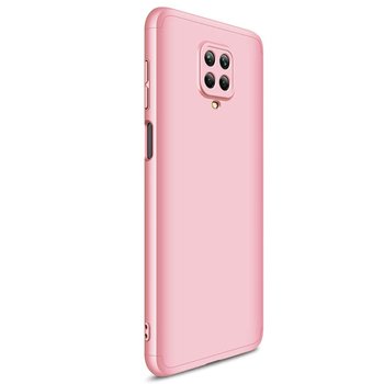 Microsonic Xiaomi Redmi Note 9 Pro Kılıf Double Dip 360 Protective AYS Rose Gold