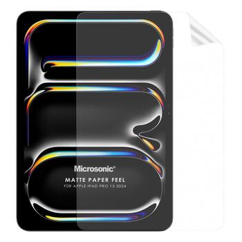 Microsonic Apple iPad Pro 13 2025 (A3360-A3361) Paper Feel Kağıt Dokulu Mat Ekran Koruyucu