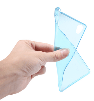 CaseUp Sony Xperia M4 Aqua Kılıf Transparent Soft Siyah