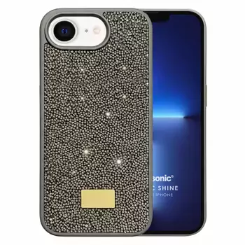 Microsonic Apple iPhone 16e Kılıf Cosmic Shine Koyu Gri